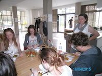 Elke mit Schüler