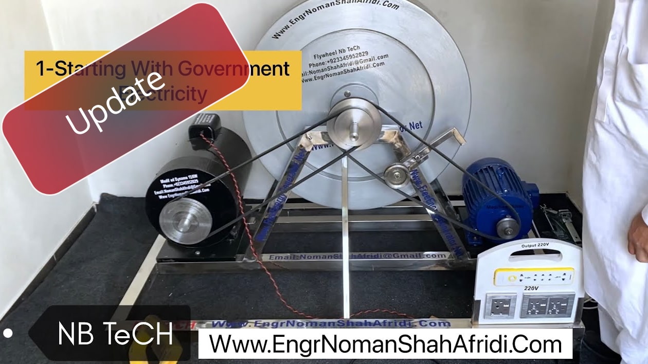 Noman Shah Afridi 12kW Flywheel Update Titelbild