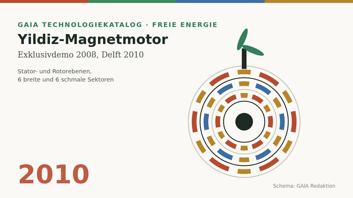 Yildiz-Magnetmotor 2010: Von der Exklusivdemo 2008 bis Delft