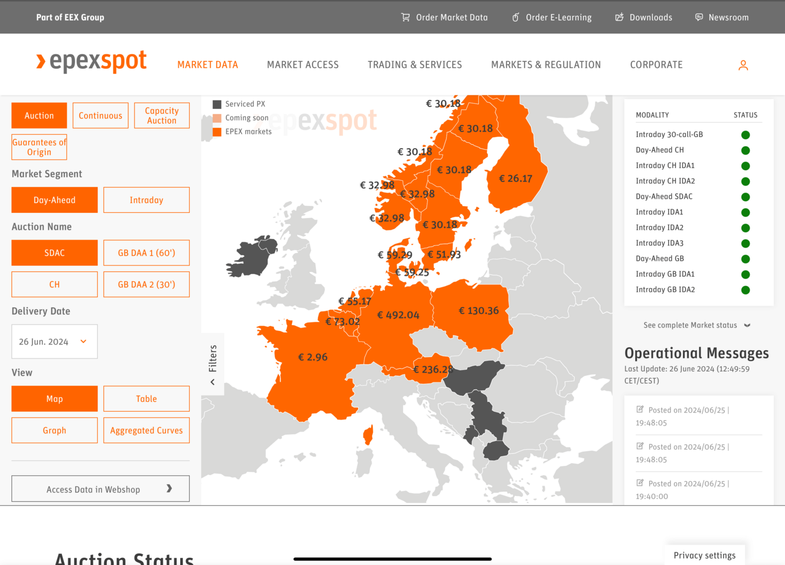 EEX screenshot